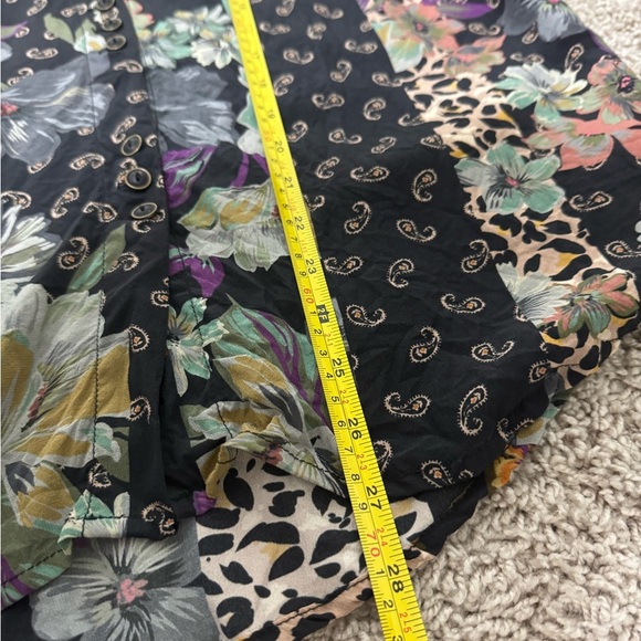 Johnny Was Jade 100% Silk Blouse - Size M - Like New - Picture 11 of 12